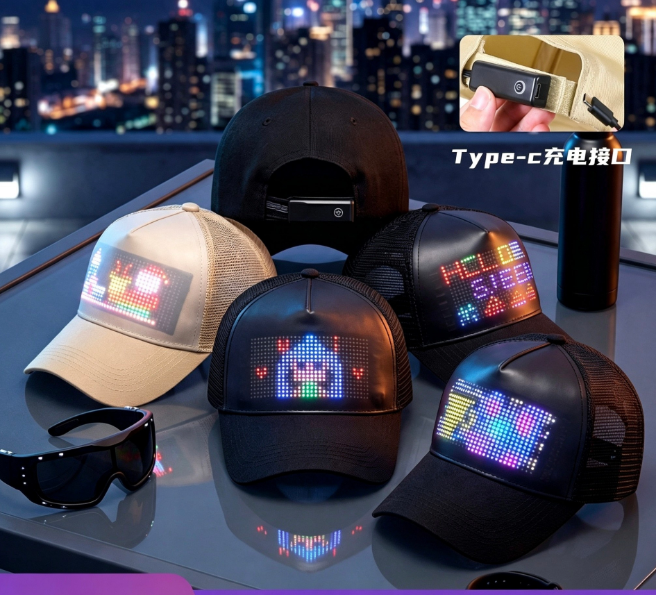 【Smart AI glasses and Led Cap】 that hear, understand, and respond — hands-free, always on